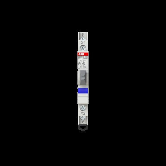 ABB Stotz S&J - Taster für Reiheneinbau Leuchttaster E217-16-10G blau