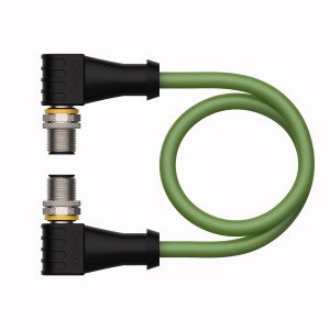 Turck - Rundsteckverbinder, feldkonfektionierbar (Industriesteckverbinder) Verbindungsleitung WSSD-WSSD-4422-25M