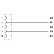 Phoenix Contact - Konfektioniertes Sensor-Aktor-Kabel Powerleitung SAC-5P- 1,5-#1414772