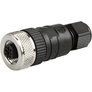 Ipf Electronic - Rundsteckverbinder, feldkonfektionierbar (Industriesteckverbinder) Kabeldose M12 VK003025 5pol.,gerade