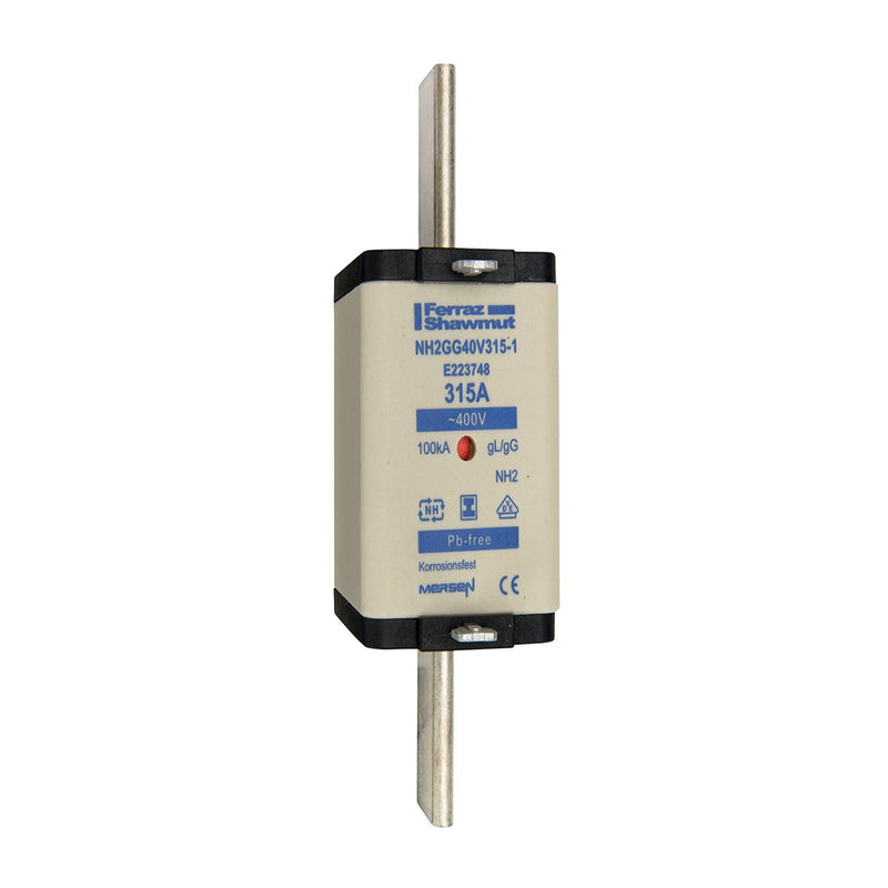 Mersen - Messersicherung Sicherungseinsatz NH gG NH2GG40V400-1 Gr.2 400A SGL KM − 3 Stück