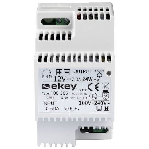 Ekey (AT) - Gleichstromversorgung Netzteil Reiheneinbau 100205 REG 230VAC/12VDC/2A