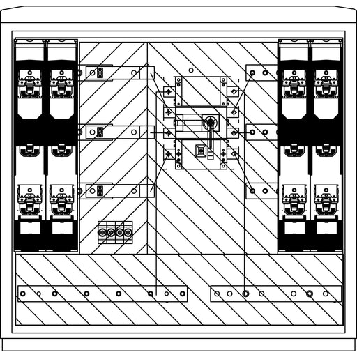 Elsta Mosdorfer - Zähler-Komplettschrank Wandlerschrank Freiluft WS825.N5.T2S231 WS A850-2 N5 500A