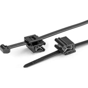 HellermannTyton - Kabelbinder Befestigungsbinder T50ROSEC5A-MC5-BK-D1 Edgeclip − 500 Stück