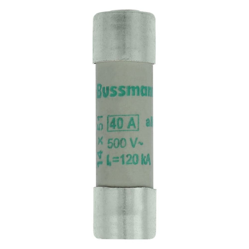 Eaton - Zylindrische Sicherung Sicherungseinsatz Nieders. CYL AM 14,#C14M40S 40A AC 500V 120kA − 10 Stück