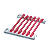 Schroff - Befestigungsteil für Baugruppe mit Rastermaß 482,6 mm (19 Zoll) Führungsschienen 24568361 (VE10)