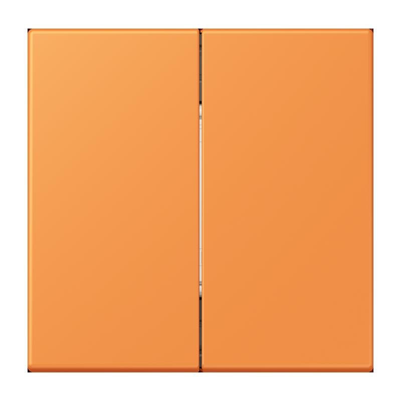 Jung - Sender/Fernbedienung für Installationsschalterprogramme Hue Funk-Wandsender Set FOH LC 995 225 orange clair (32081)