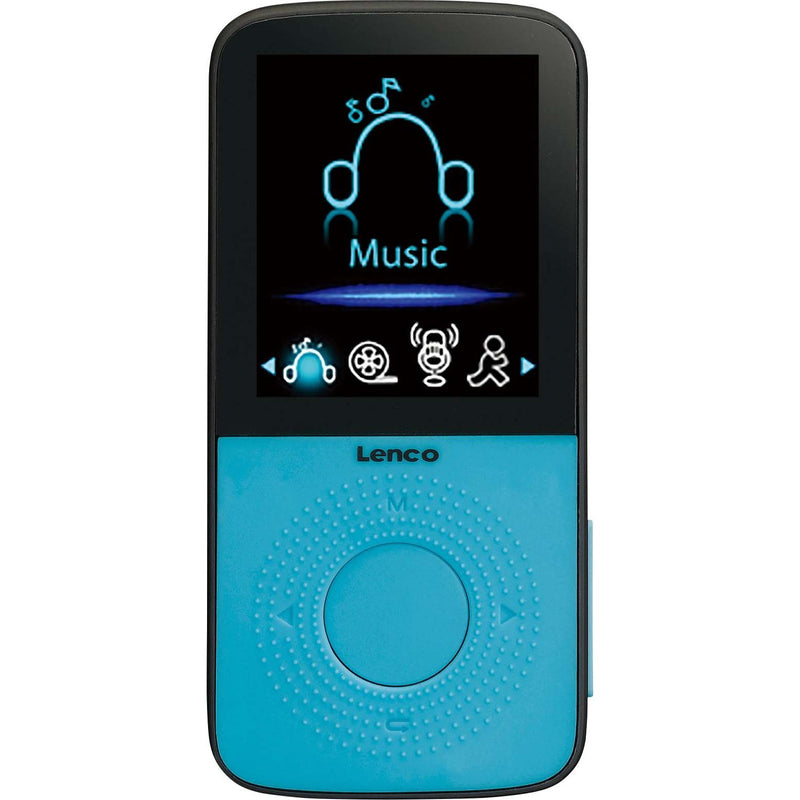 LENCO - MP3-Player portable MP4-Player m.Schrittzähler Podo-153 blue 4GB