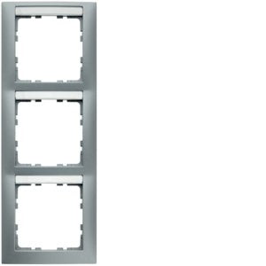 Berker - Abdeckrahmen Rahmen 3fach alu lack 10139959