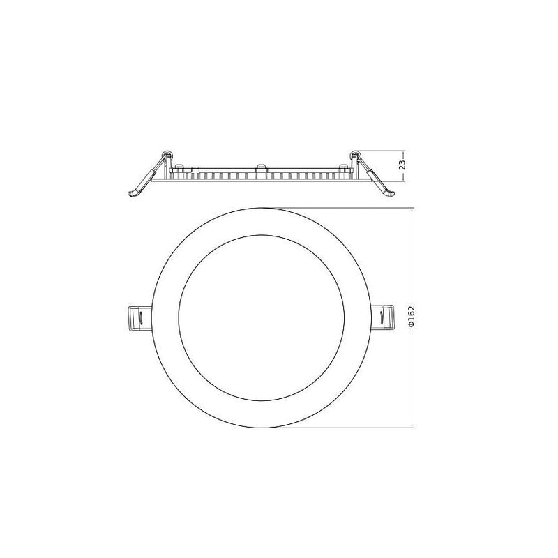 Ledvance - Downlight/Strahler/Flutlicht LED-Downlight DLSLIM.DAD150V13WMS 840, DALI