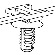 HellermannTyton - Kabelbinder Befestigungselement 156-00071(100) − 100 Stück