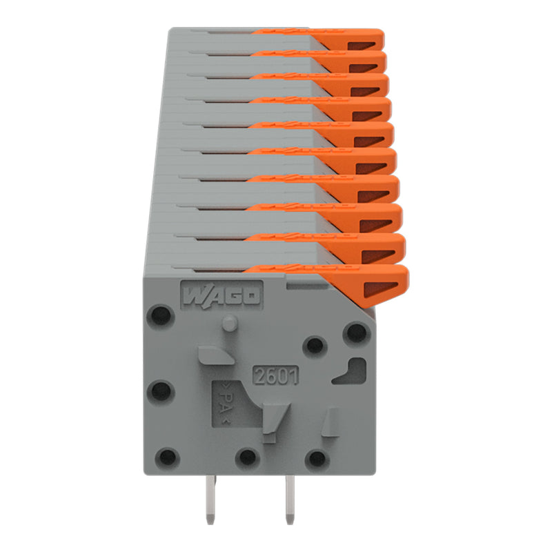 WAGO - Leiterplattenklemme 2601-1510 1,5mm²,gr − 10 Stück