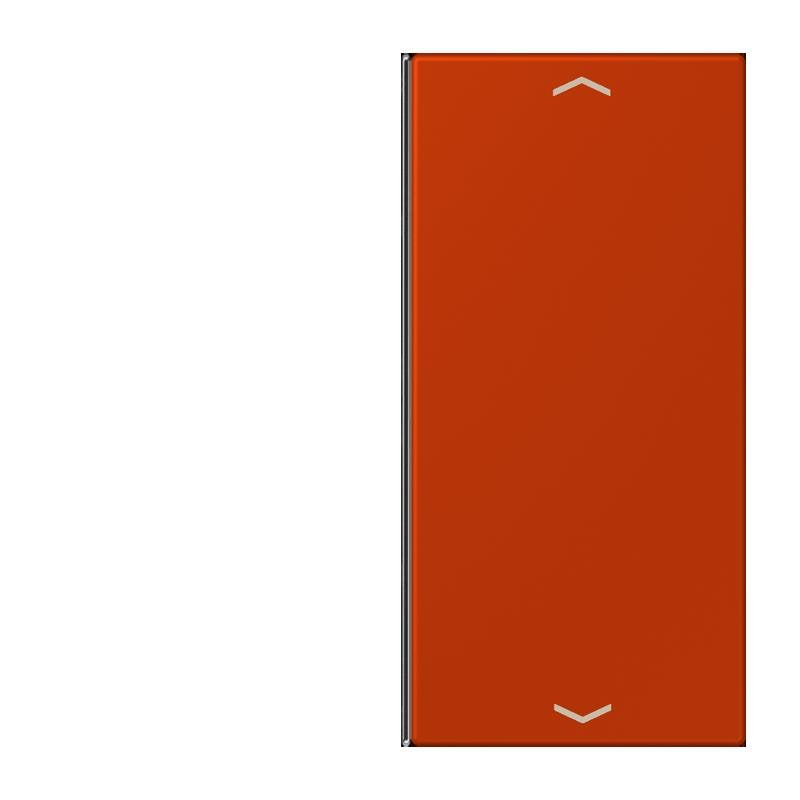 Jung - Abdeckung/Bedienelement für Installationsschalterprogramme Taste 2fach m. Pfeilsymb. LC 402 TSAP 244 rouge vermillon 59