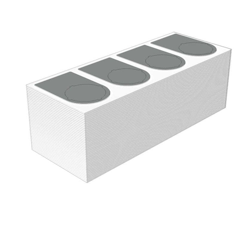 Weidmüller - Kennzeichnungsmaterial Gerätemarkierung SM-FO 36/18-30 MM SI halogenf.,kleb.,36mm − 100 Stück