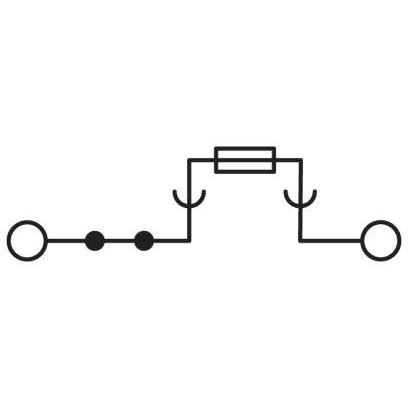 Phoenix Contact - Sicherungs-Reihenklemme Sicherungsreihenklemme PT4-HESI(5X20)GY/GY Nennstrom: 6,3A − 50 Stück