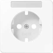 Jung - Abdeckung/Bedienelement für Installationsschalterprogramme Zentralplatte CD 1520 NAPL WW f.Steckdose Schriftf