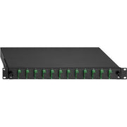 Rutenbeck - Patchpanel LWL BasicLine Spleissbox 2280309240 24xSC-D OS2 APC grün