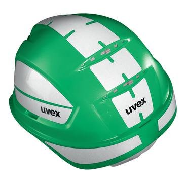 Uvex - Schutzhelm pheos B-WR grün Reflexset 9772437 − 25 Stück