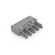 WAGO - Steckverbinder für steckbare Gebäudeinstallation Buchse 5-polig 770-245/062-000 Kod. B,grau − 50 Stück