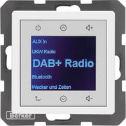 Berker - Elektronik-Gerät für Installationsschalterprogramme Radio DAB+, Q.x pw 29846089