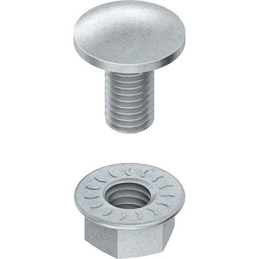 Niedax - Maschinenschraube/Bolzen Schraube FLM 6X16 F Flachrundkopf
