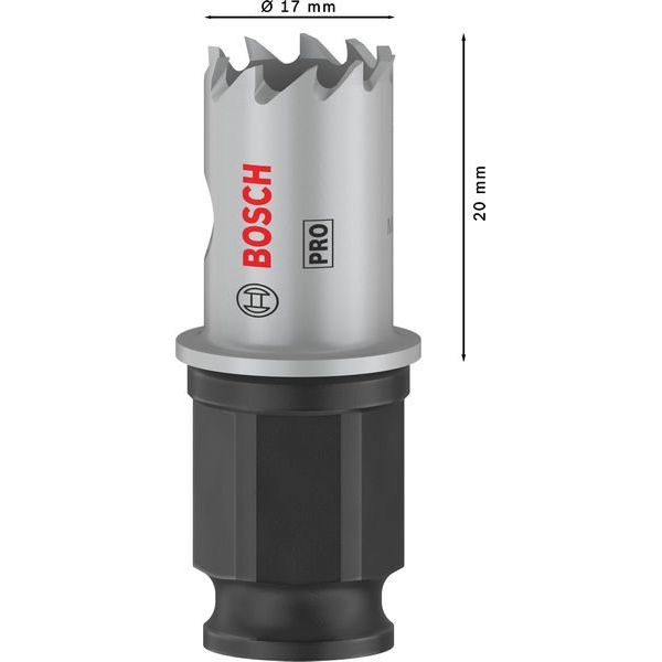 Bosch - Lochsäge PRO Sheet Metal PC Plus 2608594438 Lochsäge, 17 mm