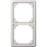 Jung - Abdeckrahmen Rahmen 2-fach lgr CDP 582 LG waage/senkrecht
