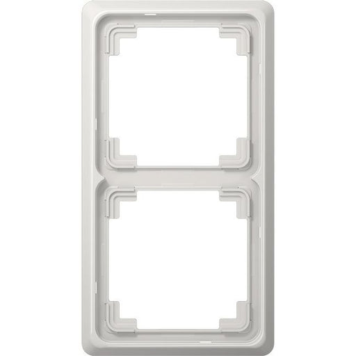 Jung - Abdeckrahmen Rahmen 2-fach lgr CDP 582 LG waage/senkrecht