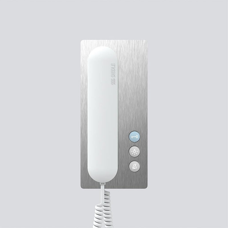 Siedle&Söhne - Innenstation für Türkommunikation Bus-Telefon Standard BTS 850-02 E/W Edelstahl/weiß