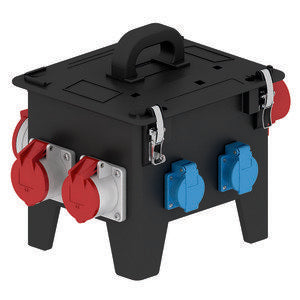 Bals Elektrotech - CEE-Steckdosen-Kombination (IEC 60309) Vollgummiverteiler 522144 tragbar