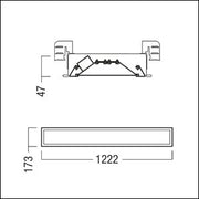Zumtobel Group - Decken-/Wandleuchte Refurbishment Kit LE FE 2/54 #42951655 840