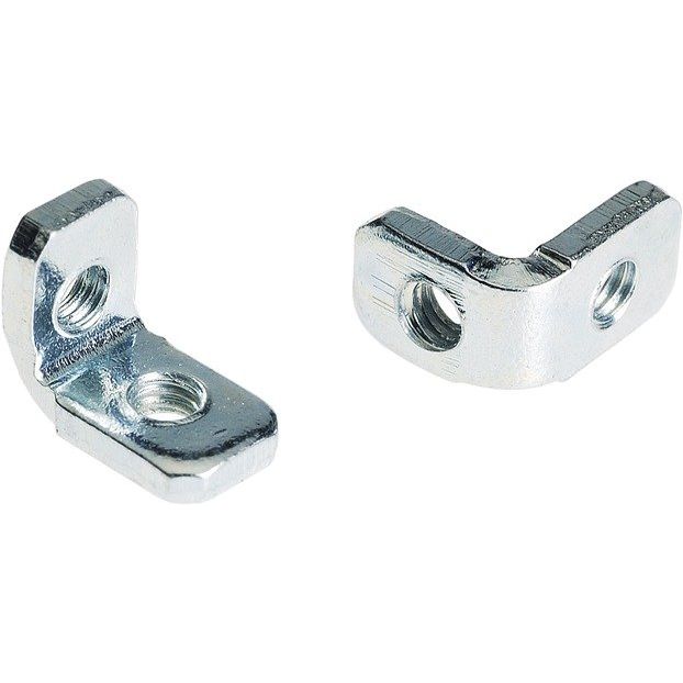 Harting - Zubehör/Ersatzteile für Industriesteckverbinder Befestigungswinkel Bauform 09060009912 F Metall − 100 Stück