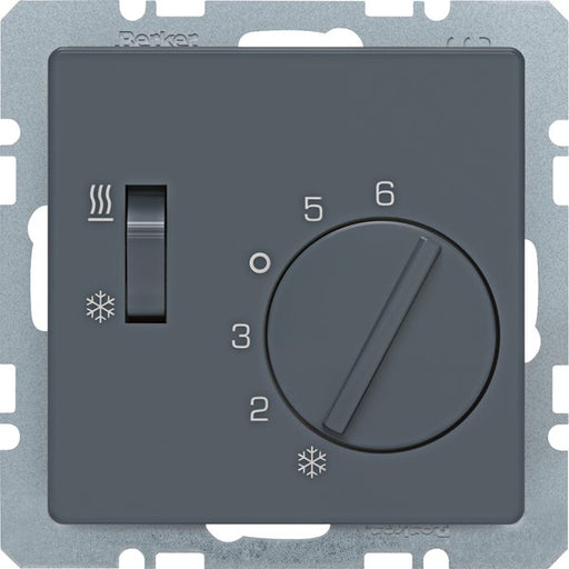 Berker - Raumthermostat Raumtemperaturregler 20296086 Q.x, anthr