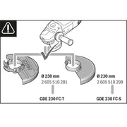 Bosch - Systemzubehör für Schleifen/Polieren (Akku/elektrisch/Druckluft) Absaughaube Full Cover, 1600A003DL Systemzubehör