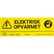 Chemelex - Warn-/Hinweisschild Kennzeichnungsaufkleber LAB-ETL-DE/FR/IT -Elektrisch beheizt
