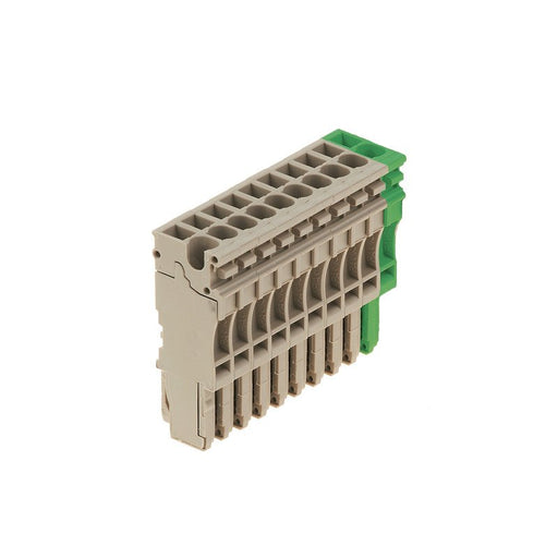 Weidmüller - Zubehör/Ersatzteile für Klemmen Stecker ZP 2.5/1AN/10 GN/BE Steckanschl.,2.5mm² − 20 Stück