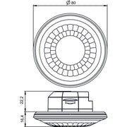 Theben - Bussystem-Bewegungsmelder Bewegungsmelder LUXORliving BI360 Deckenmontage