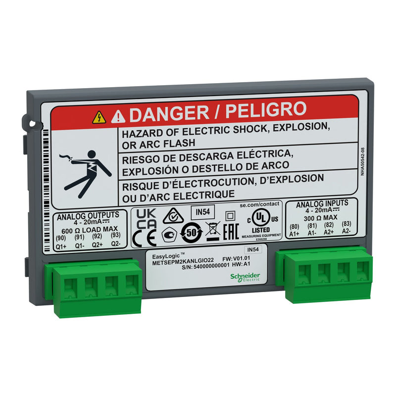 Schneider Electric - SPS-Analoges Ein-/Ausgangs-Modul E/A-Modul METSEPM2KANLGIO22 Analog,2Eing./2Ausg