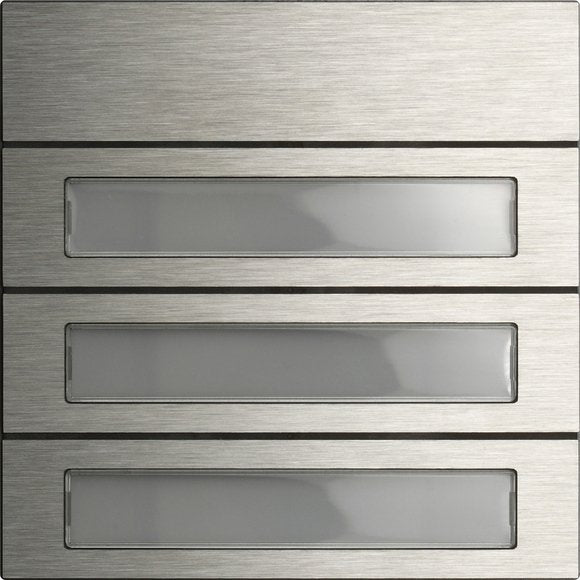 Gira - Funktionsmodul für Türkommunikation Ruftastenmodul 3-f. 5533914 edelstahl V4A