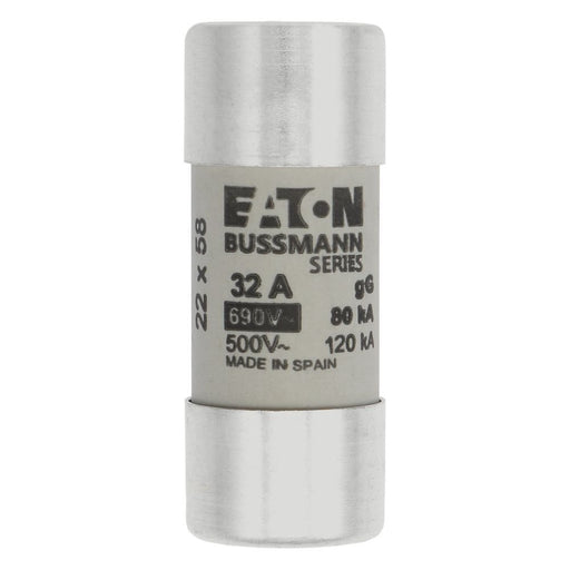 Eaton - Zylindrische Sicherung Sicherungseinsatz Nieders. CYLINDRICA#C22G32 32A AC 690V 80kA − 10 Stück