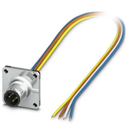 Phoenix Contact - Rundsteckverbinder, feldkonfektionierbar (Industriesteckverbinder) Einbausteckverbinder SACC-SQ-M12M#1441626