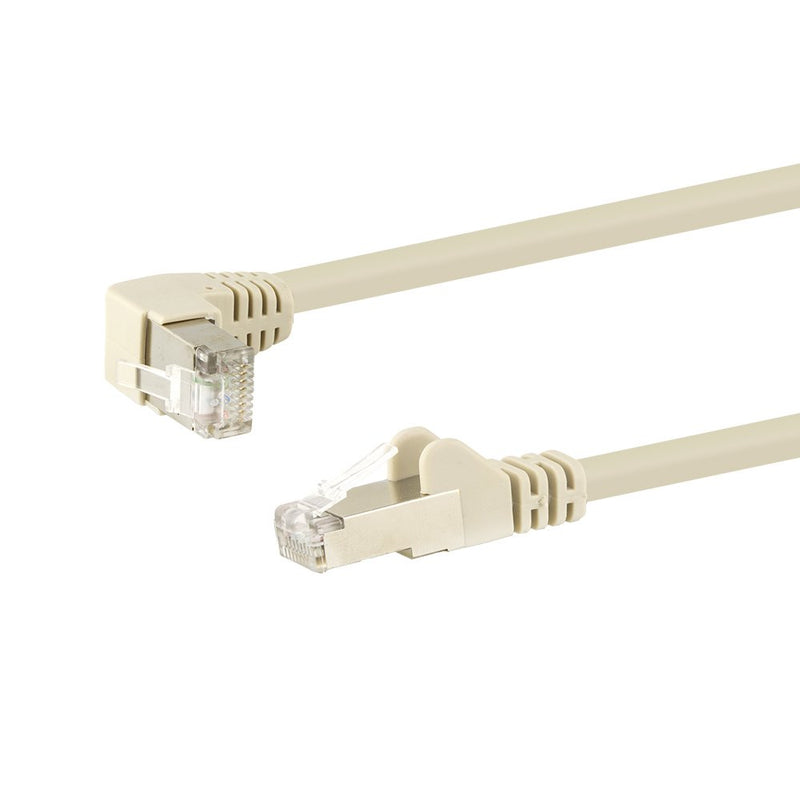 E+P Elektrik - Patchkabel Kupfer Winkelkabel Cat.6 CCW 142/10 GRAU 10m