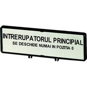 Eaton - Zubehör/Ersatzteile für Niederspannungs-Schalttechnik Träger mit Schild ZFS73-P3 T5 T5B P3 88x27mm