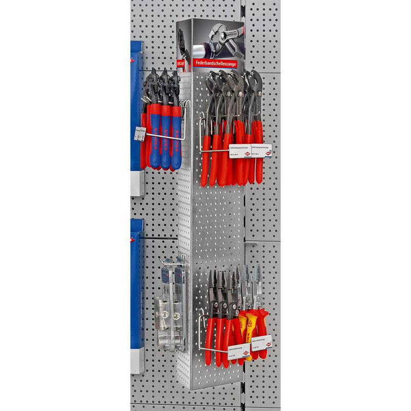 Knipex - Verkaufsständer V02 Winkel-Regalstopper 00 19 30 V02 ohne Zangen 430 mm