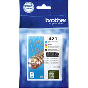 Brother - Verbrauchsmaterial für Telefax/Drucker/MFC Farbtintenset LC-421VAL sw, cyan, mag, ge