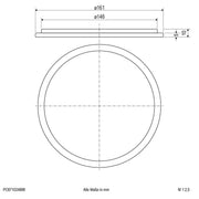 EVN Lichttechnik - Lichttechnisches Zubehör/Ersatzteile für Leuchten Abdeckglas PC671024888 für PC67102402