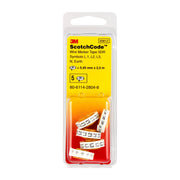 3M - Kabelmarkierungssystem Kabelmarkierer Nachfüllr. 80-6114-2804-8 L1/L2/L3/N/Erdung − 5 Packung