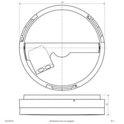 EVN Lichttechnik - Decken-/Wandleuchte LED-Anbaupanel AD27250125