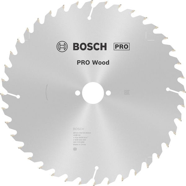 Bosch - Kreissägeblatt PRO Wood Kreissägeblatt, 2608640443 254 x 2,8 x 30 mm