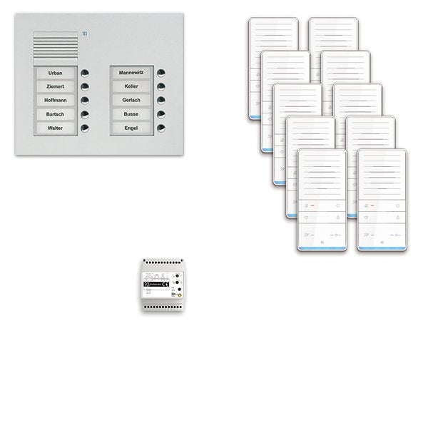 TCS Tür Control - Türsprech-Set audio:pack Unterputz f.1WE PAUF102/001 m. Außenstation PUK − 1 Stück